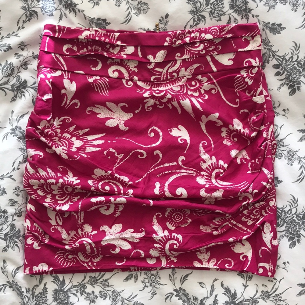 Leifsdottir Gathered Silk Skirt